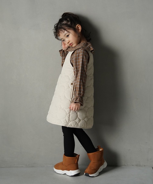 MAKE YOUR DAY（メイクユアデイ）の「ビッグフリルカラーブラウス■80～140cm（シャツ/ブラウス・キッズ・ベージュ/レッド/ブルー/オフホワイト・80/110/120/130/140/90/100）」の14枚目の写真