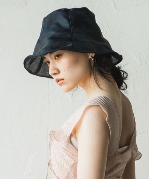 ORIENT MILLINERY(オリエント ミリナリー)の「SIA【シア】(ハット・レディース・オフホワイト/ブラック・FREE)」の20枚目の写真