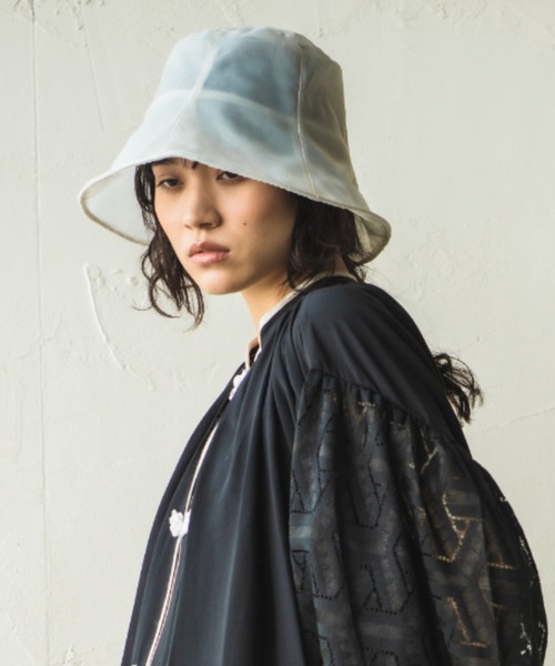 ORIENT MILLINERY(オリエント ミリナリー)の「SIA【シア】(ハット・レディース・オフホワイト/ブラック・FREE)」の11枚目の写真