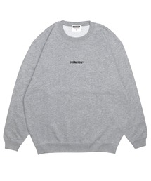 DOUBLE STEAL | ロゴ刺繍 裏パイルスウェット(スウェット)