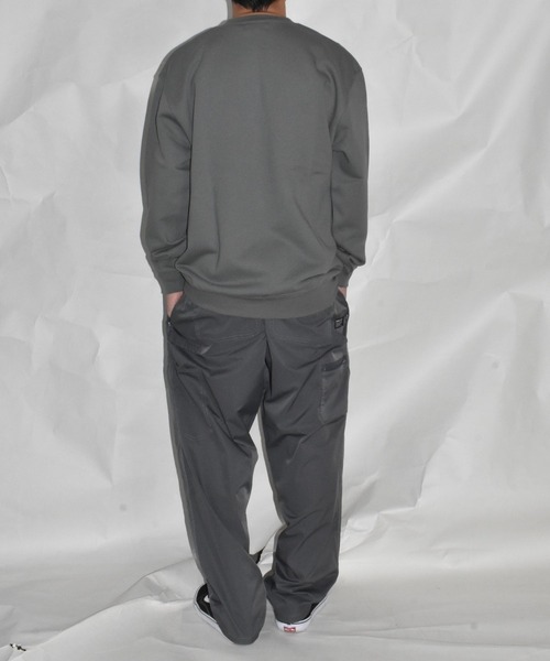 DOUBLE STEAL（ダブルスティール）の「ロゴ刺繍 裏パイルスウェット（スウェット・メンズ・ダークブラウン/サンドベージュ/グリーン系その他/ブラック/杢グレー・LARGE/X-LARGE）」の21枚目の写真