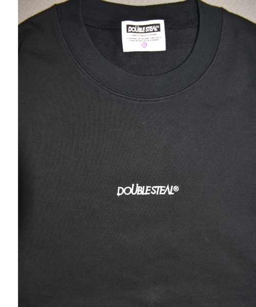 DOUBLE STEAL（ダブルスティール）の「ロゴ刺繍 裏パイルスウェット（スウェット・メンズ・ダークブラウン/サンドベージュ/グリーン系その他/ブラック/杢グレー・LARGE/X-LARGE）」の19枚目の写真