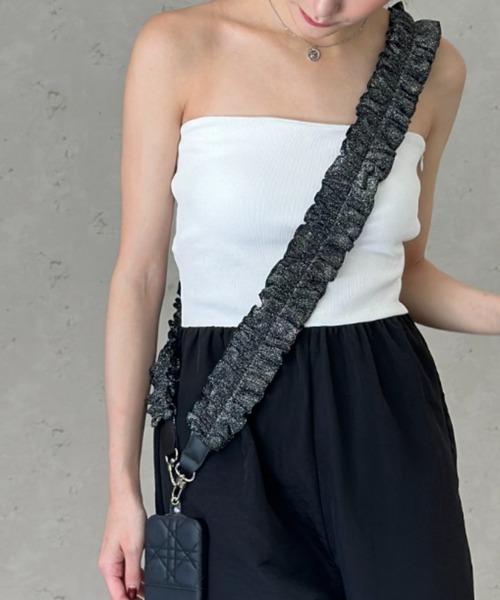 セール】ラメギャザーストラップ（スマホグッズ）｜Per sist ence