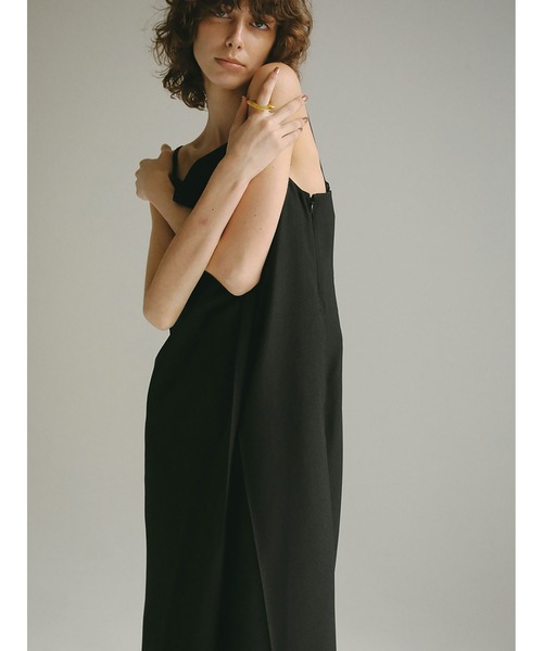 HER.（ハー）の「ツイードアシメロンパース（サロペット