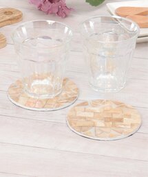 LBC（エルビーシー）の「シェルコースターラウンド2枚（キッチンツール）」