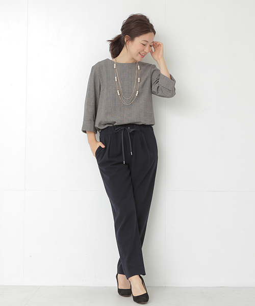 B:MING by BEAMS(ビーミングバイビームス)の「ビーミング by ビームス / 裏起毛Wゴムパンツ(その他パンツ・レディース・グレー系その他/ネイビー/ブルー系その他・LARGE/SMALL/MEDIUM)」の6枚目の写真