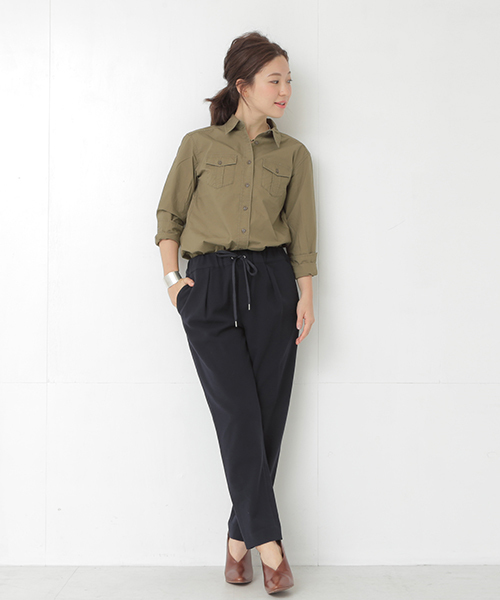 B:MING by BEAMS(ビーミングバイビームス)の「ビーミング by ビームス / 裏起毛Wゴムパンツ(その他パンツ・レディース・グレー系その他/ネイビー/ブルー系その他・LARGE/SMALL/MEDIUM)」の11枚目の写真