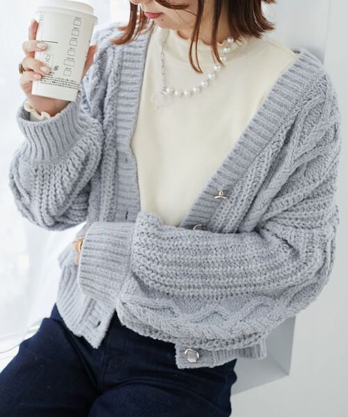 セール】ハートマシュマロモールカーディガン（カーディガン/ボレロ