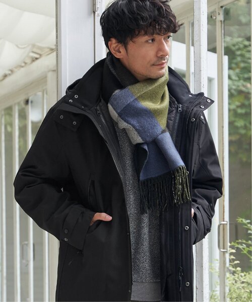 ikka（イッカ）の「【抗菌防臭】リバーシブルチェックマフラー（マフラー・メンズ・グリーン/ブラック・FREE）」の17枚目の写真