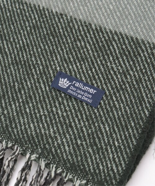 ikka（イッカ）の「【抗菌防臭】リバーシブルチェックマフラー（マフラー・メンズ・グリーン/ブラック・FREE）」の13枚目の写真