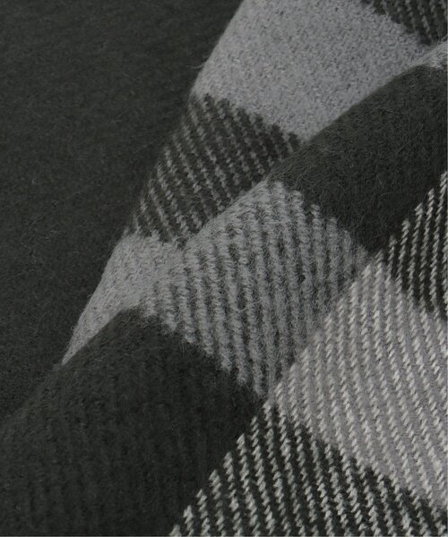 ikka（イッカ）の「【抗菌防臭】リバーシブルチェックマフラー（マフラー・メンズ・グリーン/ブラック・FREE）」の14枚目の写真