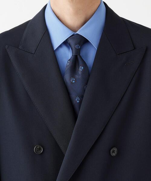 TAKEO KIKUCHI（タケオキクチ）の「【THE FLAGSHIP】ギャバ ダブルジャケット（テーラードジャケット・メンズ・ネイビー/カーキ・02/03/04）」の11枚目の写真