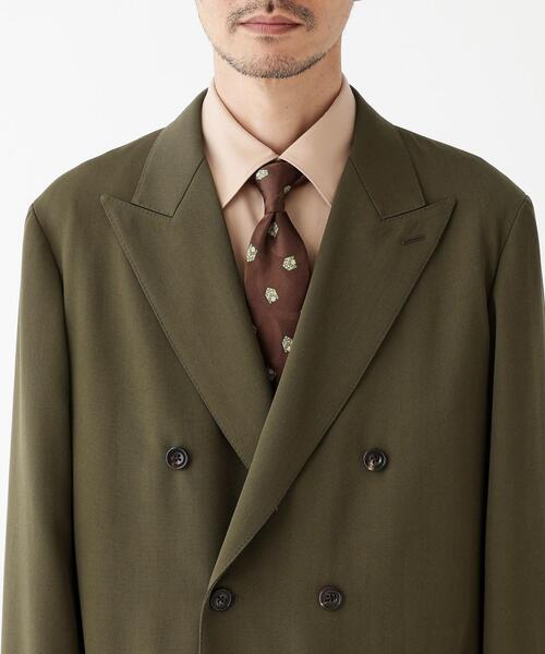 TAKEO KIKUCHI（タケオキクチ）の「【THE FLAGSHIP】ギャバ ダブルジャケット（テーラードジャケット・メンズ・ネイビー/カーキ・02/03/04）」の18枚目の写真