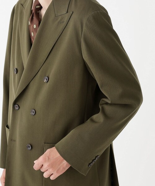 TAKEO KIKUCHI（タケオキクチ）の「【THE FLAGSHIP】ギャバ ダブルジャケット（テーラードジャケット・メンズ・ネイビー/カーキ・02/03/04）」の19枚目の写真