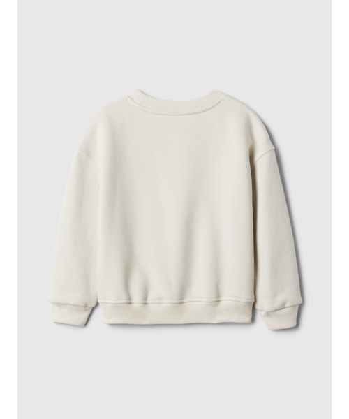 GAP（ギャップ）の「babyGap バーシティ スウェット・トレーナー（スウェット・キッズ・アイボリー/ブルー/グレー/グリーン/ネイビー・90cm/80ｃｍ/70cm/110cm/105cm/100cm/95cm）」の9枚目の写真