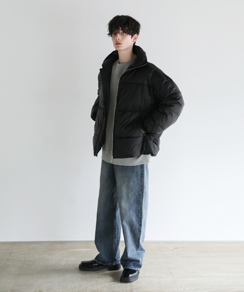 ASTRONOMY(アストロノミー)の「Buyer's Select/スタンドネック 裾ドローコードダウンブルゾン(ダウンジャケット/コート・メンズ・オレンジ系/ブラック/チャコール・M/LL/L)」の8枚目の写真