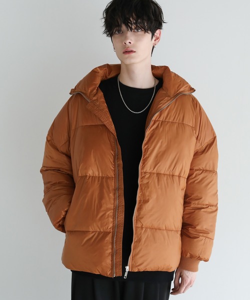 セール】Buyer's Select/スタンドネック 裾ドローコードダウンブルゾン