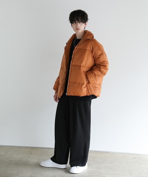 ASTRONOMY(アストロノミー)の「Buyer's Select/スタンドネック 裾ドローコードダウンブルゾン(ダウンジャケット/コート・メンズ・オレンジ系/ブラック/チャコール・M/LL/L)」の19枚目の写真