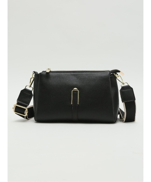 m.f.editorial（エムエフエディトリアル）の「m.f.エディトリアル レディース 本革ミニ ショルダーバッグ（ショルダーバッグ・レディース・ダークウッド/ブラック・FREE）」の13枚目の写真