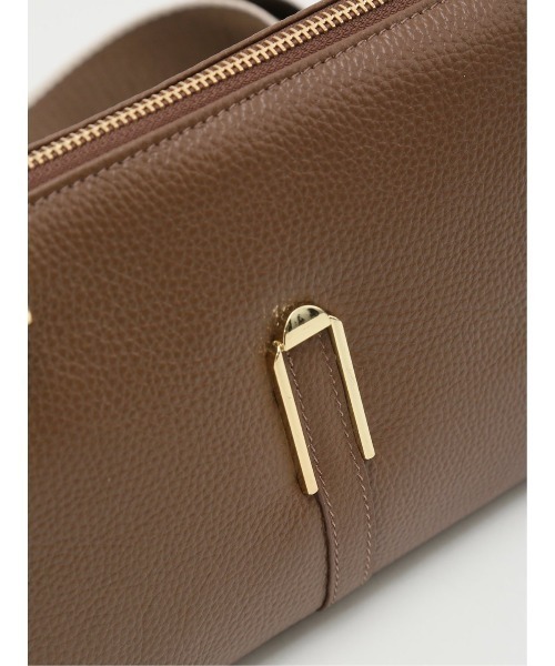 m.f.editorial（エムエフエディトリアル）の「m.f.エディトリアル レディース 本革ミニ ショルダーバッグ（ショルダーバッグ・レディース・ダークウッド/ブラック・FREE）」の8枚目の写真