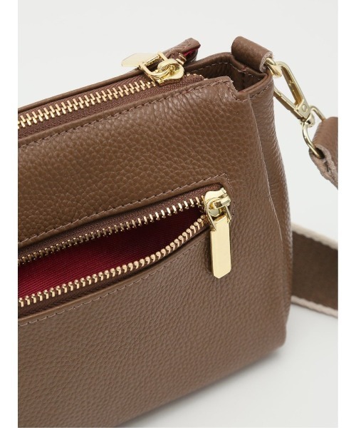 m.f.editorial（エムエフエディトリアル）の「m.f.エディトリアル レディース 本革ミニ ショルダーバッグ（ショルダーバッグ・レディース・ダークウッド/ブラック・FREE）」の9枚目の写真