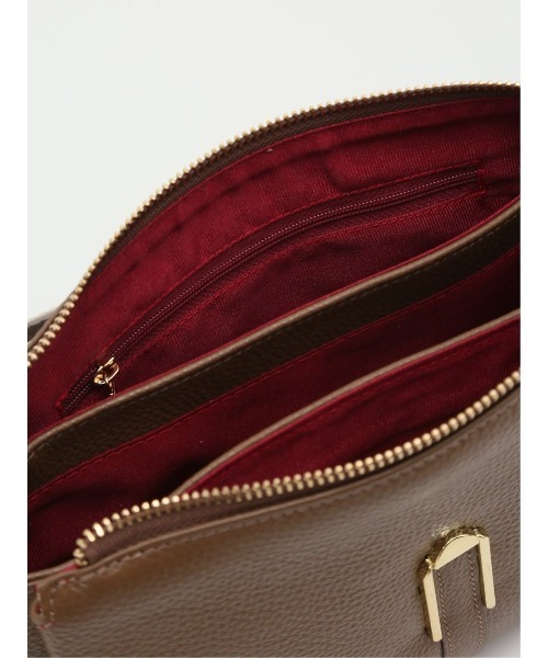 m.f.editorial（エムエフエディトリアル）の「m.f.エディトリアル レディース 本革ミニ ショルダーバッグ（ショルダーバッグ・レディース・ダークウッド/ブラック・FREE）」の10枚目の写真