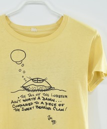 【ヴィンテージ古着】90's CLAM Cycle Parts Center of Boston プリントTシャツ