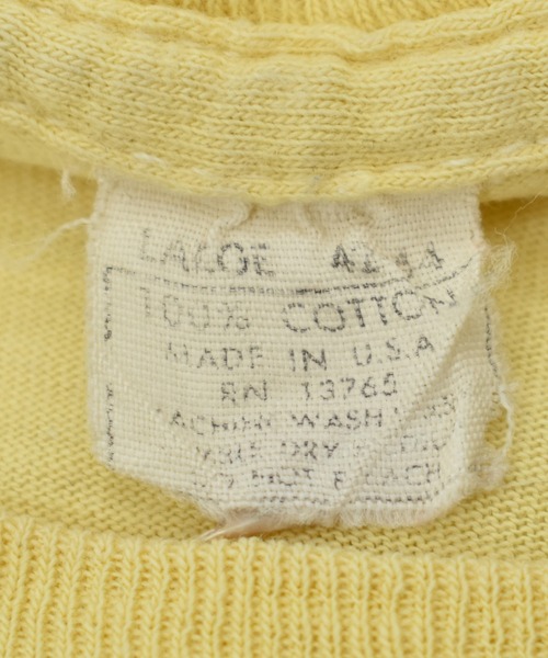 VINTAGE(ヴィンテージ)の「【ヴィンテージ古着】90's CLAM Cycle Parts Center of Boston プリントTシャツ(Tシャツ/カットソー・メンズ・イエロー・LARGE)」の2枚目の写真