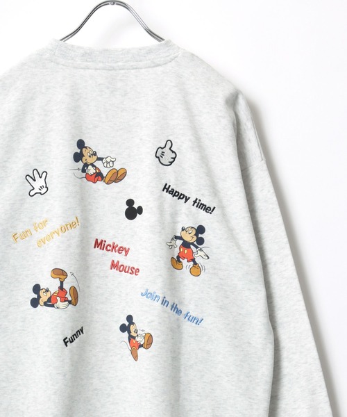 Disney（ディズニー）の「Disney/ディズニー ミッキーマウス トイ・ストーリー 裏起毛 プリント サガラ刺繍 オーバーサイズ スウェット トレーナー レディース メンズ（スウェット・レディース・スミクロ/グレイッシュブルー/オートミール/アイボリー/ホワイト系その他/ブラック系その他3/グレー系その他3/ブラック系その他2/ブラック/アッシュグレー/グレー系その他2/グレー系その他/ブラック系その他/ホワイト/ホワイト系その他2/ブラック系その他4/グレー系その他4・L/LL/M）」の13枚目の写真