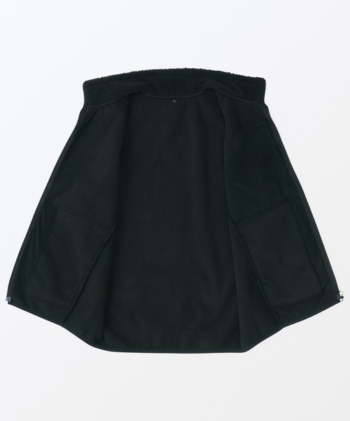 無印良品（ムジルシリョウヒン）の「紳士　ボアフリースベスト（ベスト・メンズ・ブラック/ネイビー/サンドベージュ/レンガ・S/M/L/XL）」の10枚目の写真