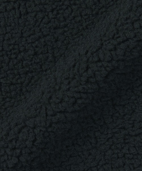 無印良品（ムジルシリョウヒン）の「紳士　ボアフリースベスト（ベスト・メンズ・ブラック/ネイビー/サンドベージュ/レンガ・S/M/L/XL）」の12枚目の写真