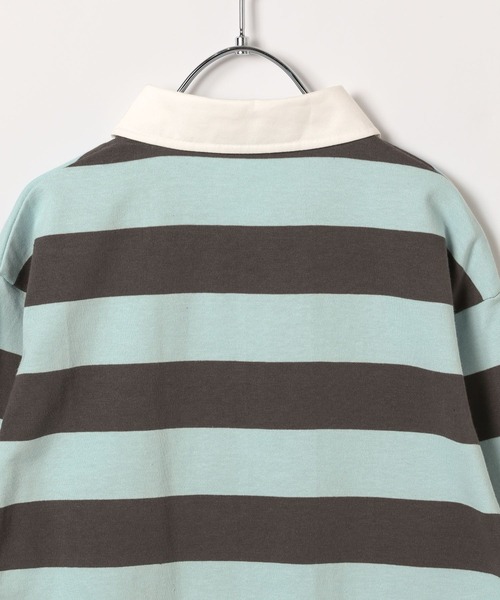 LEPSIM（レプシィム）の「【KIDS】ラガーシャツ　158622（Tシャツ/カットソー・キッズ・ブルー/ピンク・140/120）」の12枚目の写真