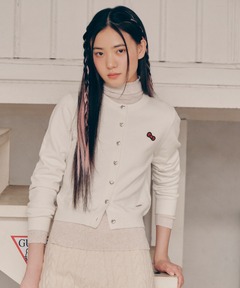 GUESS × HELLO KITTY LADIES' L/Slv Cardigan Sweater カーディガン ハローキティー コラボ