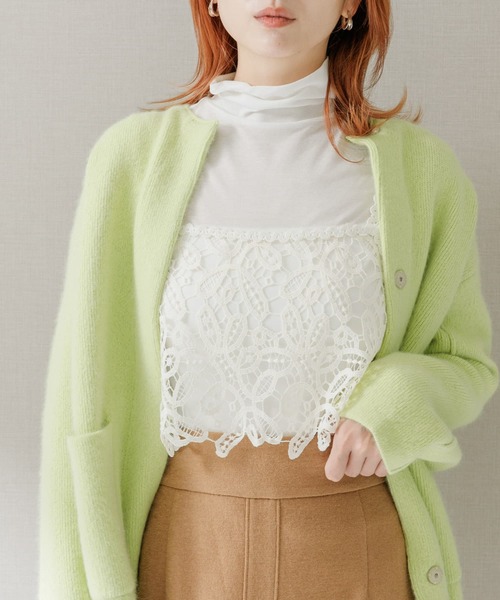 URBAN RESEARCH ROSSO WOMEN（アーバンリサーチ　ロッソ）の「レースビスチェ（ベスト・レディース・オフホワイト・FREE）」の3枚目の写真