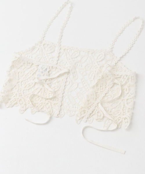 URBAN RESEARCH ROSSO WOMEN（アーバンリサーチ　ロッソ）の「レースビスチェ（ベスト・レディース・オフホワイト・FREE）」の7枚目の写真