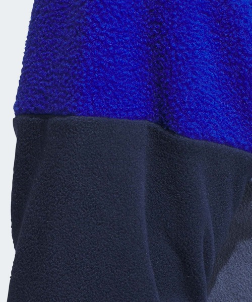 セール】保温 フリース カラーブロック 長袖プルオーバー【adidas Golf