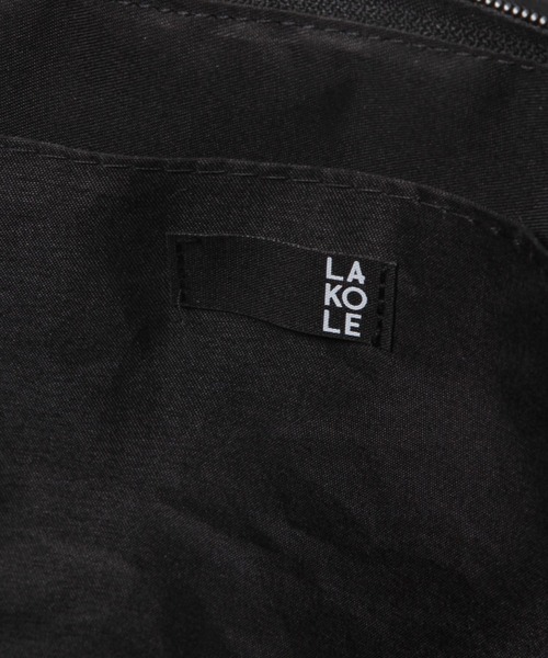 LAKOLE(ラコレ)の「ハーフムーンギャザーショルダーバッグ / 145305(ショルダーバッグ・メンズ・オフホワイト/グレー/ブラック・FREE)」の7枚目の写真