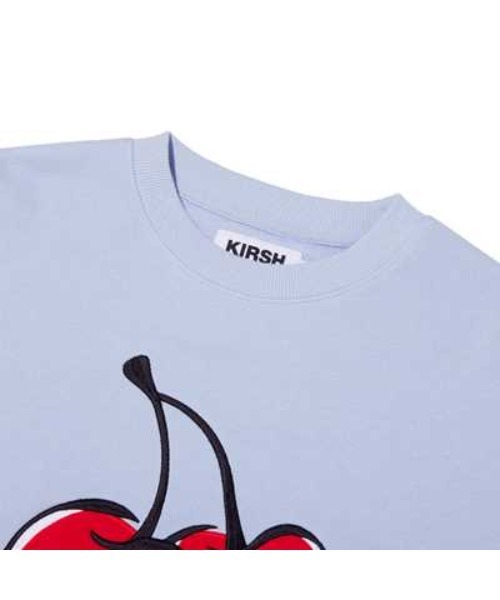 【即配送可！】KIRSH コバルトブルー スウェット KIRSH（キルシー）の「【日本限定】KIRSH BIG CHERRY SWEAT SHIRT