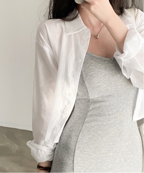 Per sist ence(パーシエンス)の「バックリボンブラウス(シャツ/ブラウス・レディース・ブルー/ホワイト・X-LARGE/LARGE/MEDIUM/SMALL)」の6枚目の写真