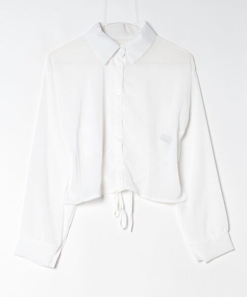 Per sist ence(パーシエンス)の「バックリボンブラウス(シャツ/ブラウス・レディース・ブルー/ホワイト・X-LARGE/LARGE/MEDIUM/SMALL)」の8枚目の写真