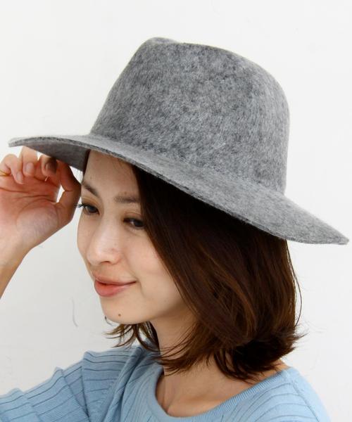 BEAUTY&YOUTH UNITED ARROWS（ビューティーアンドユースユナイテッドアローズ）の「BY キモウフェルトハット◆（ハット・レディース・ブラック/ライトグレー/モカ/ブラウン・フリー）」の3枚目の写真