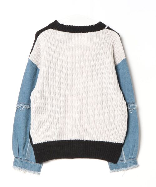 バリアスパターンニットプルオーバー（ニット/セーター）｜terrace（テラス）