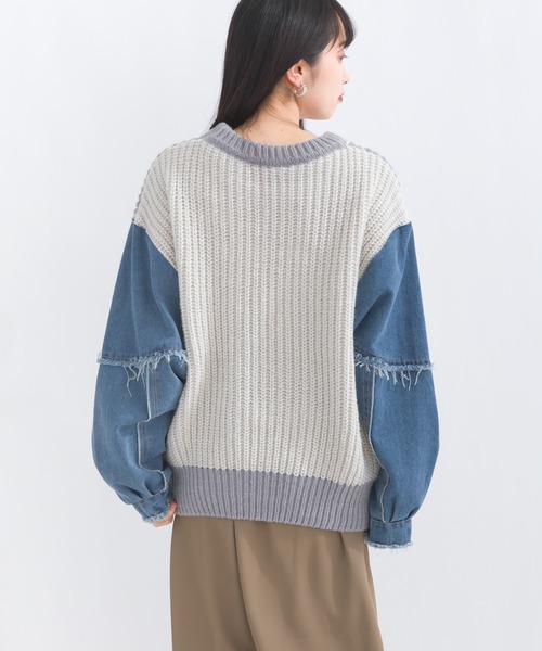 バリアスパターンニットプルオーバー（ニット/セーター）｜terrace（テラス）