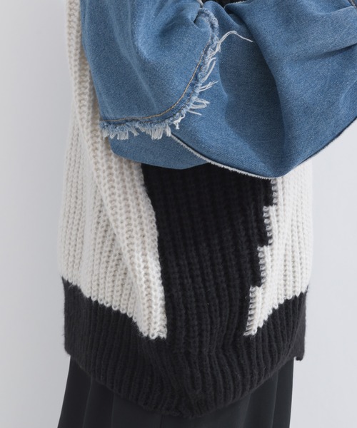 バリアスパターンニットプルオーバー（ニット/セーター）｜terrace（テラス）