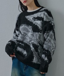 COLONY 2139 | アートパターンシャギーニットクルー(ニット/セーター)