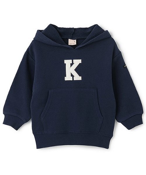 petit main(プティマイン)の「アルファベットパーカー(パーカー・キッズ・グリーン/ホワイト系その他/ネイビー・80cm/90cm/100cm/110cm/120cm/130cm)」の3枚目の写真