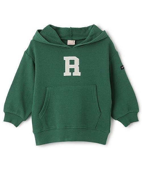 petit main(プティマイン)の「アルファベットパーカー(パーカー・キッズ・グリーン/ホワイト系その他/ネイビー・80cm/90cm/100cm/110cm/120cm/130cm)」の1枚目の写真