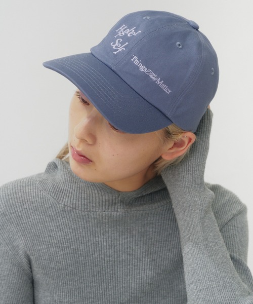 THINGS THAT MATTER（シングス ザット マター）の「Higher Self TTM CAP / ハイヤーセルフTTMキャップ（キャップ・レディース・ピンク/アイボリー/ブラック/チャコールグレー/ブルー・FREE）」の9枚目の写真