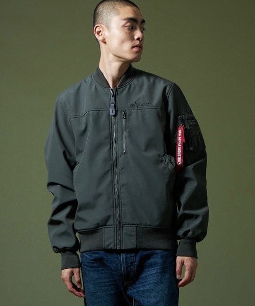 【新品】ALPHA L-2B JAPANSPEC フリースボンディングジャケット ALPHA（アルファ）の「L-2B JAPANSPEC フリースボンディングジャケット