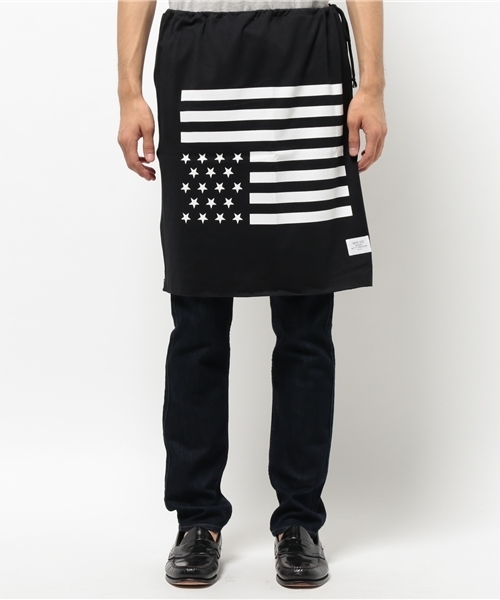 MYE-DO'(マイ・ドゥ)の「CS バンダナスカート "STARS AND STRIPES"(スカート・メンズ・ブラック/ホワイト・FREE)」の5枚目の写真